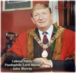 John Murray in mayor regalia